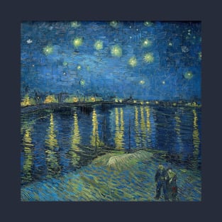 Vincent Van Gogh- Starry Night Over the Rhone T-Shirt