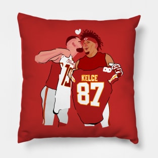 Patrick mahomes 15 x Travis KELCE 87 - Teammate Pillow