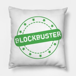 Blockbuster Stamp Icon Pillow