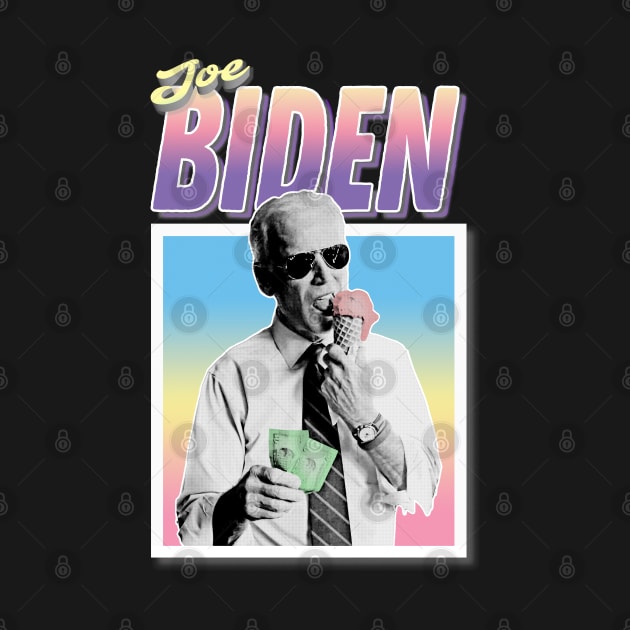 Joe Biden Graphic Design 90s Style Hipster Statement Tee by DankFutura