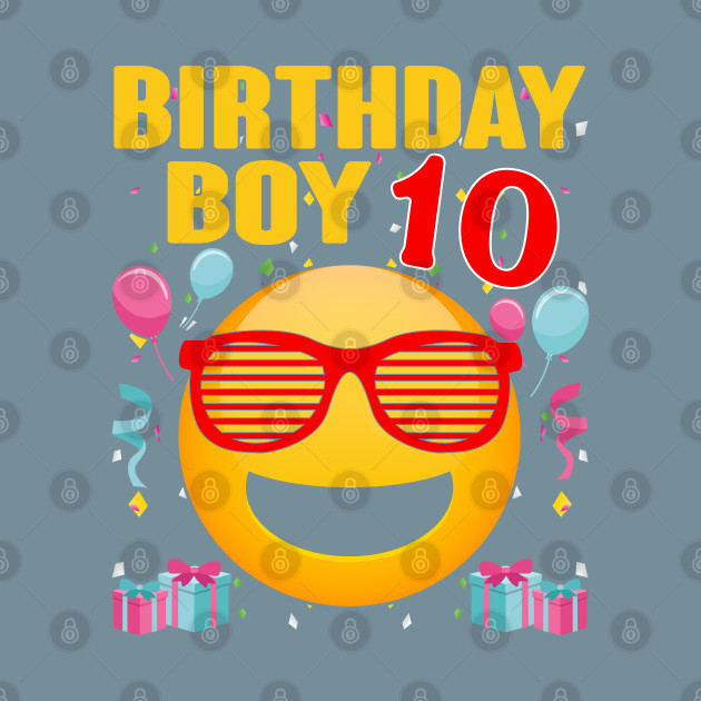 Disover Birthday Boy 10 Years Old - Birthday Boy 10 Years Old - T-Shirt