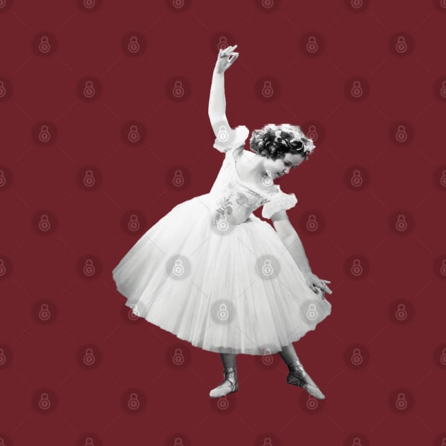 Shirley Temple Black and White Ballerina by RetroSalt