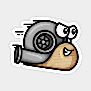 Turbo Snail - Wood Magnet