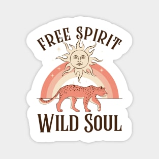 Free spirit Wild soul Magnet