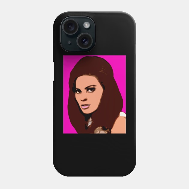 raquel welch Phone Case by oryan80