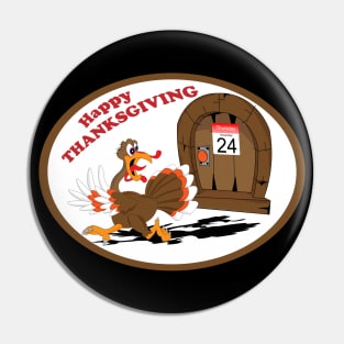 Thanksgiving Runing Turkey Pin