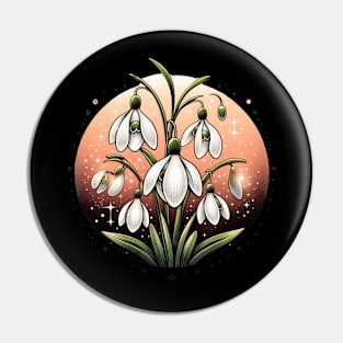 Spring Snowdrop - Spring vlowers Pin