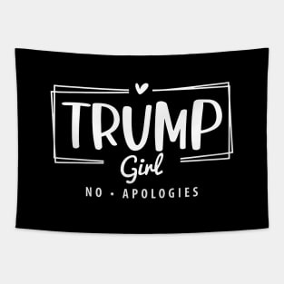 Trump Girl No Apologies election 2024 Tapestry