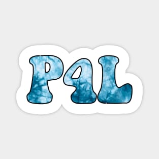 Tie Dye Blue Pogue 4 Life / P4L Magnet