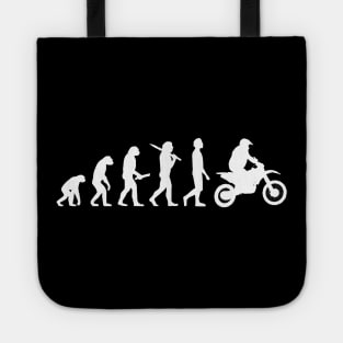 Funny Motocross Evolution Gift For Motocross Riders Tote