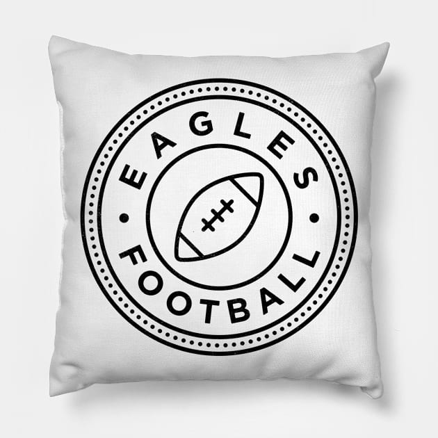 Eagles Football Pillow by Sinnfrey