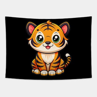 Cute tiger Tapestry