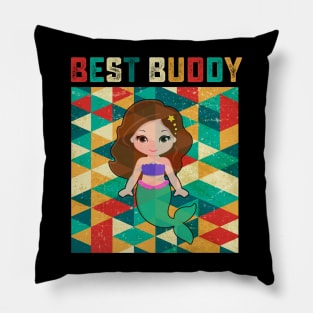 Best Buddy Mermaid Pillow