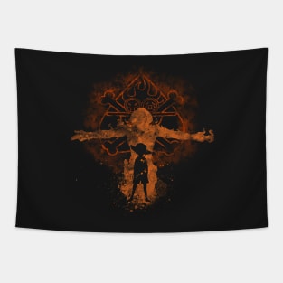 Ace On Fire Tapestry