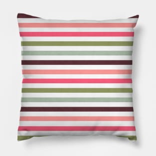 Textured Spring Stripes Pillow