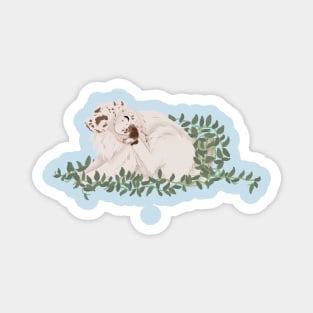 clumber spaniel design art plants sticker tshirt dog Magnet