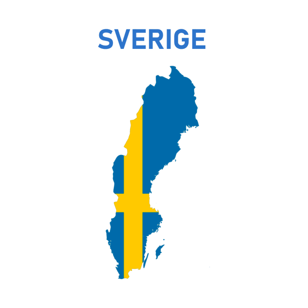 Sweden Outline by Rydoo Designs