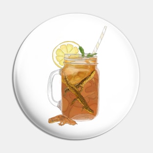 Newt Iced Tea Pin