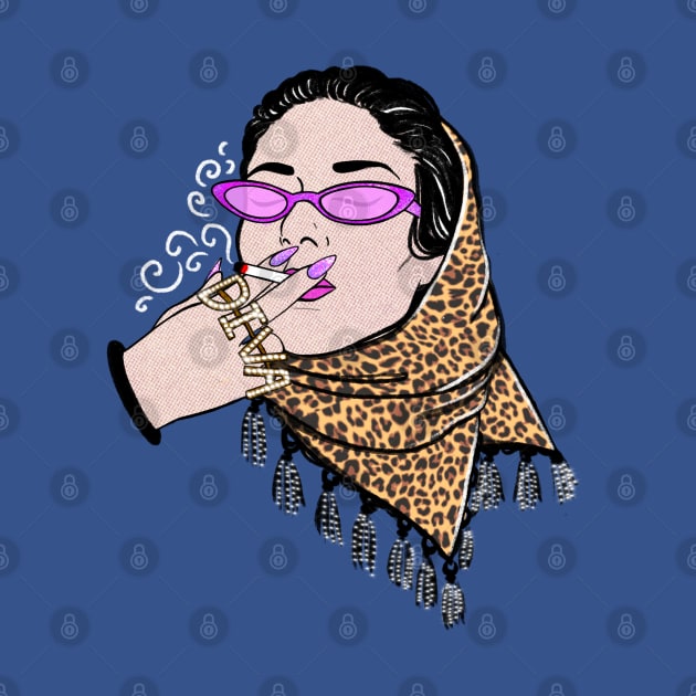 Smokin’ Diva Callas by Illustrating Diva 