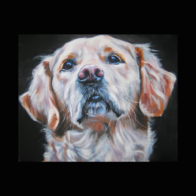 Golden Retriever Fine Art Painting by LASHEPARD