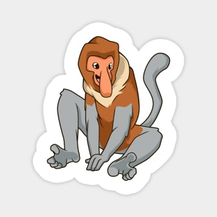 Kawaii Proboscis monkey Magnet