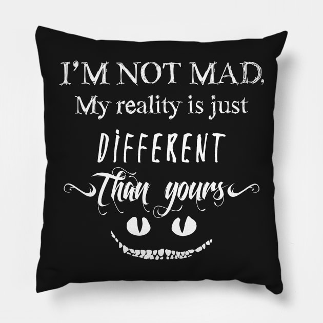 I'm not Mad Pillow by shumaza