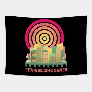 City-Building Gamer Tapestry