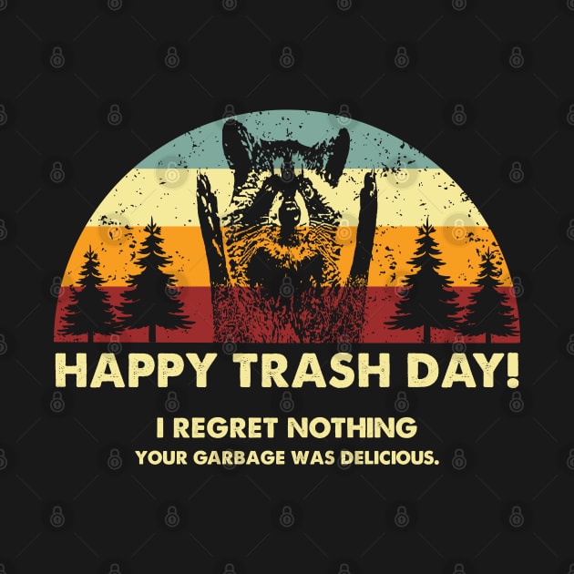 Retro Trash Day by Whimsical Thinker