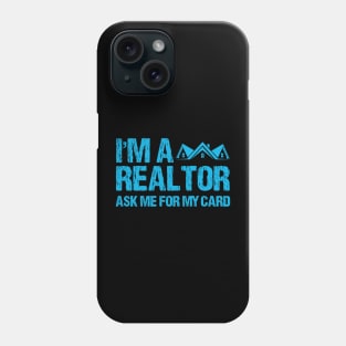 Realtor Fathers Day Gift Funny Retro Vintage Phone Case