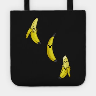 Banana Buddies: Happy, Half-Peeled, &amp;amp; Bitten with Whimsical Charm Tote