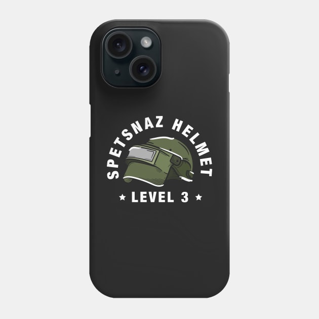 Spetsnaz Helmet Level 3 Phone Case by Dzulhan