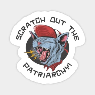 Scratch Out The Patriarchy Magnet