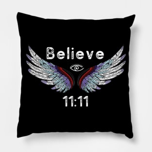 Believe 11:11 Pillow