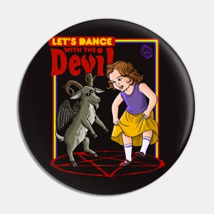 Let's Dance with the Devil Satanic Baphomet game Pin