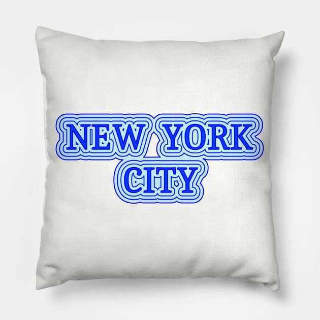 New York City Graphic Pillow by Braznyc