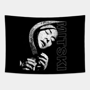 Mitski Time Textured Mirror Tapestry