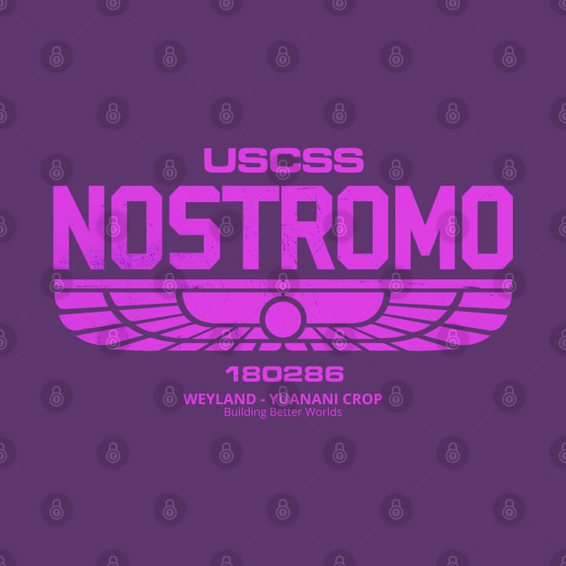 USCSS Nostromo Vintage Original Aesthetic Tribute 〶 by Terahertz'Cloth