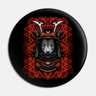 Samurai Bear Pin