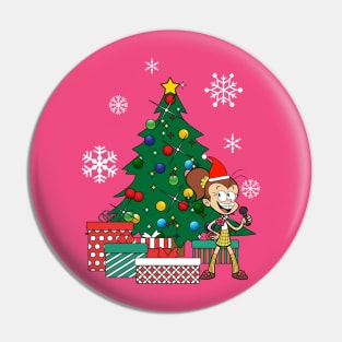 Luan Loud House Around The Christmas Tree Pin