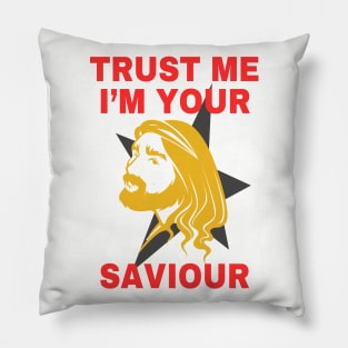 Faith Humor Jesus Slogans Pillow