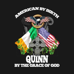 QUINN Family Name Irish American T-Shirt