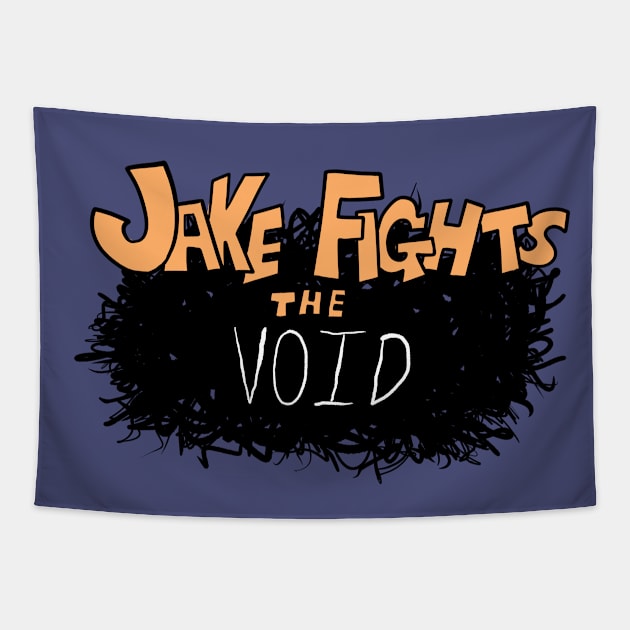 Jake Fights The Void Tapestry by JbombCreative