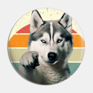 Siberian husky i want you pointing style Pin