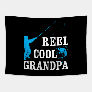 Fishing Grandpa Fisherman Quote Tapestry