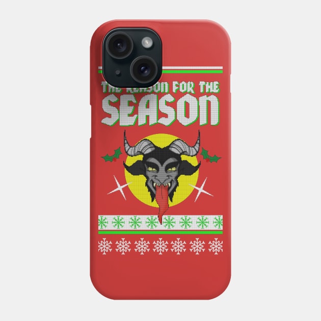 Krampus Gonna Kramp Phone Case by UnlovelyFrankenstein