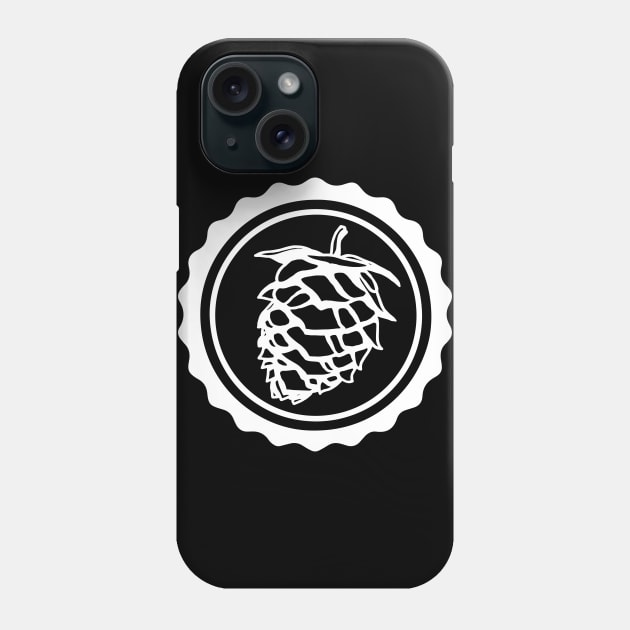 Beer Bottle Cap Hops Drinking White Phone Case by ebayson74@gmail.com