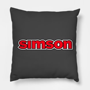 Simson logo (red) Pillow