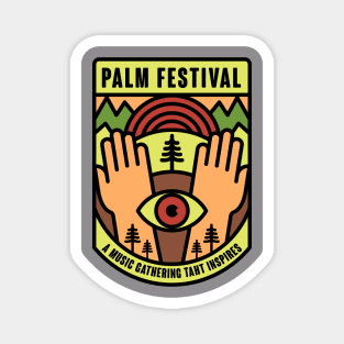 Palm Festival T-shirt Design Magnet