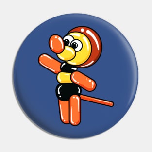 Spike The Bee Balloon Pin