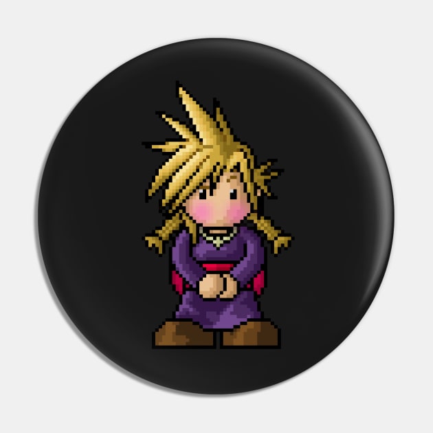 FF7 Miss Cloud Pin by PixelKnight